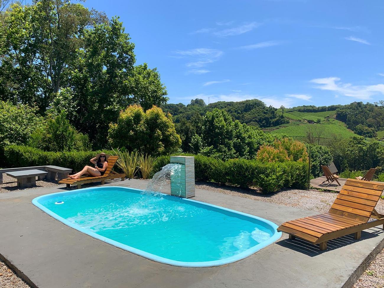 Casa Na Arvore Com Hidro, Piscina, Trilha, Cavalo Bento Gonçalves Екстериор снимка